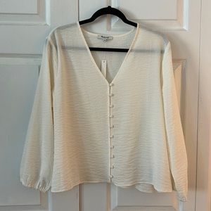 Madewell Cropped Blouse
